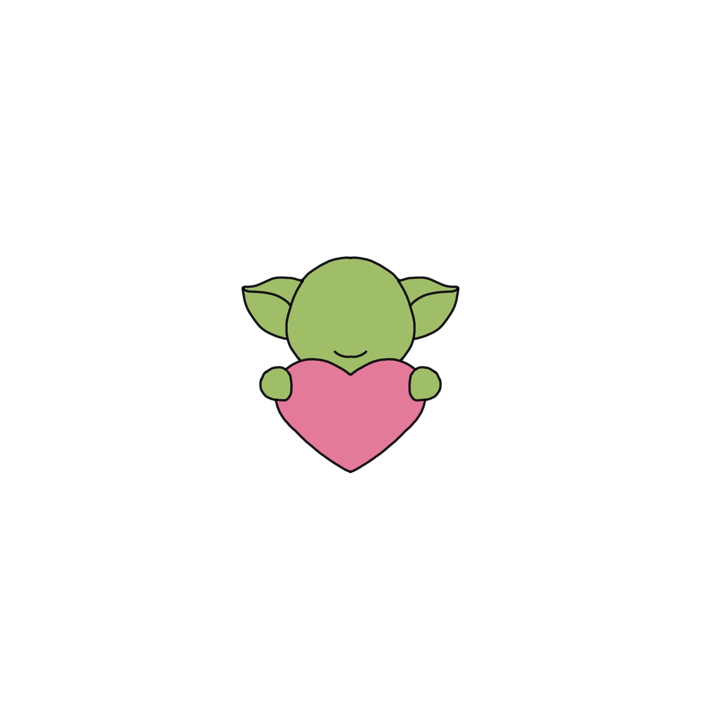 Baby monk valentine no6( set of 2 cutters )