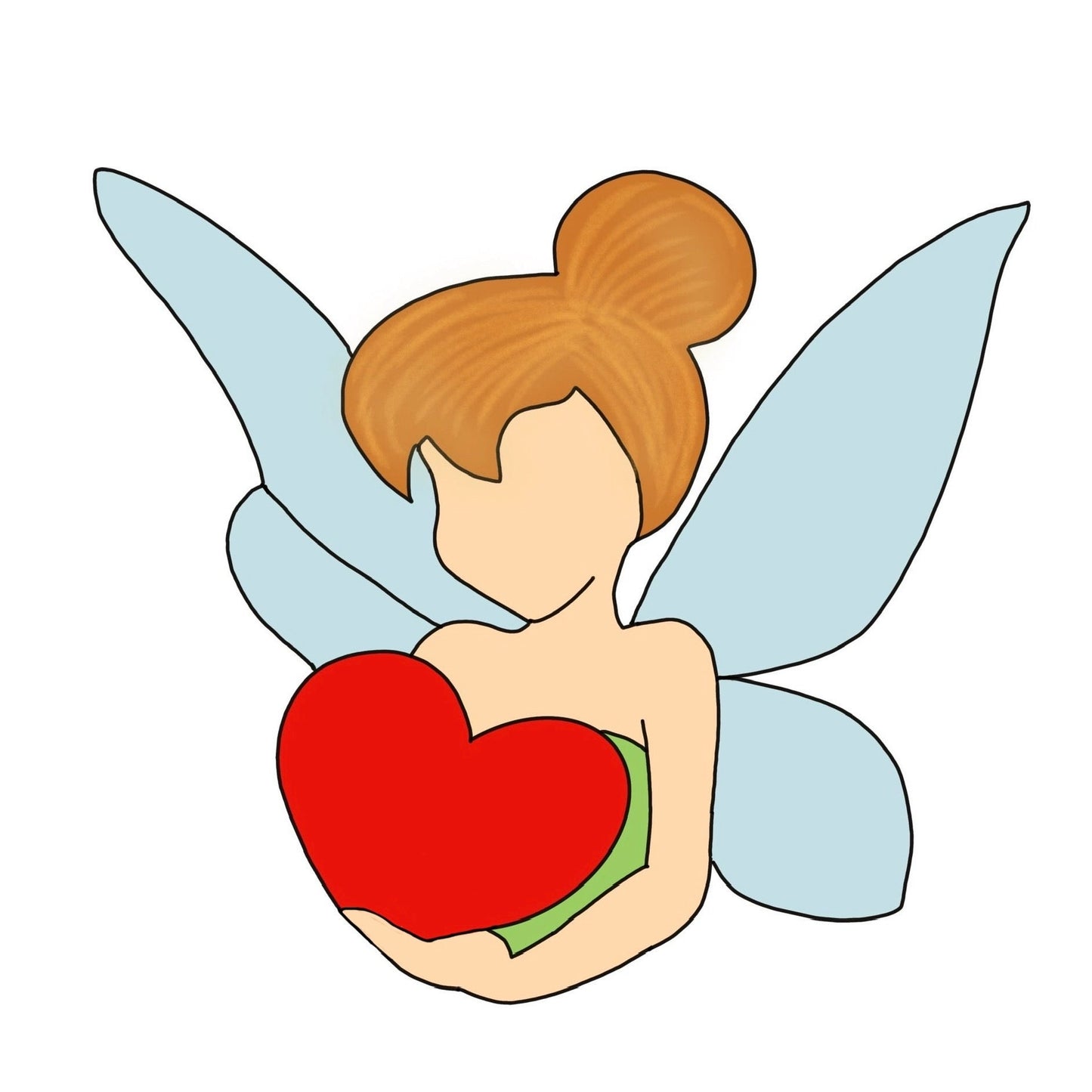 neverland fairy love cutter (nlfh2) set of 2 cutters
