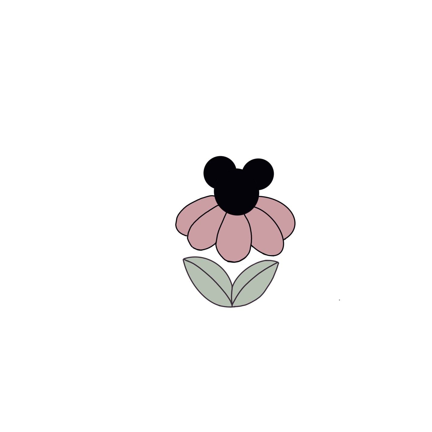Mouse daisy flower cutter set