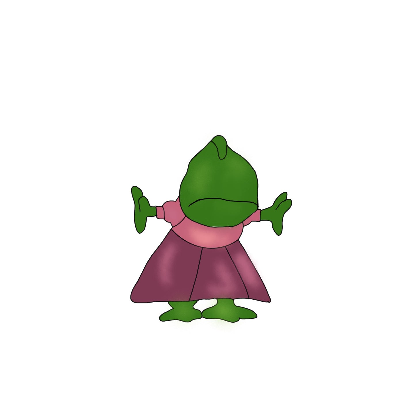 chameleon in princess dress cutter ( pas12)