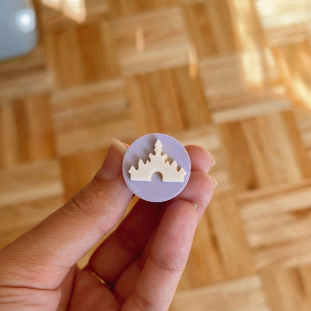 Mica powder clay stamps