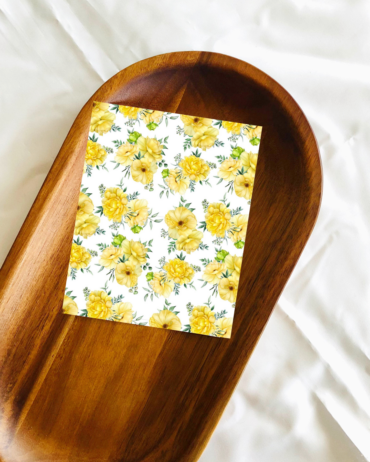 Yellows roses sheet