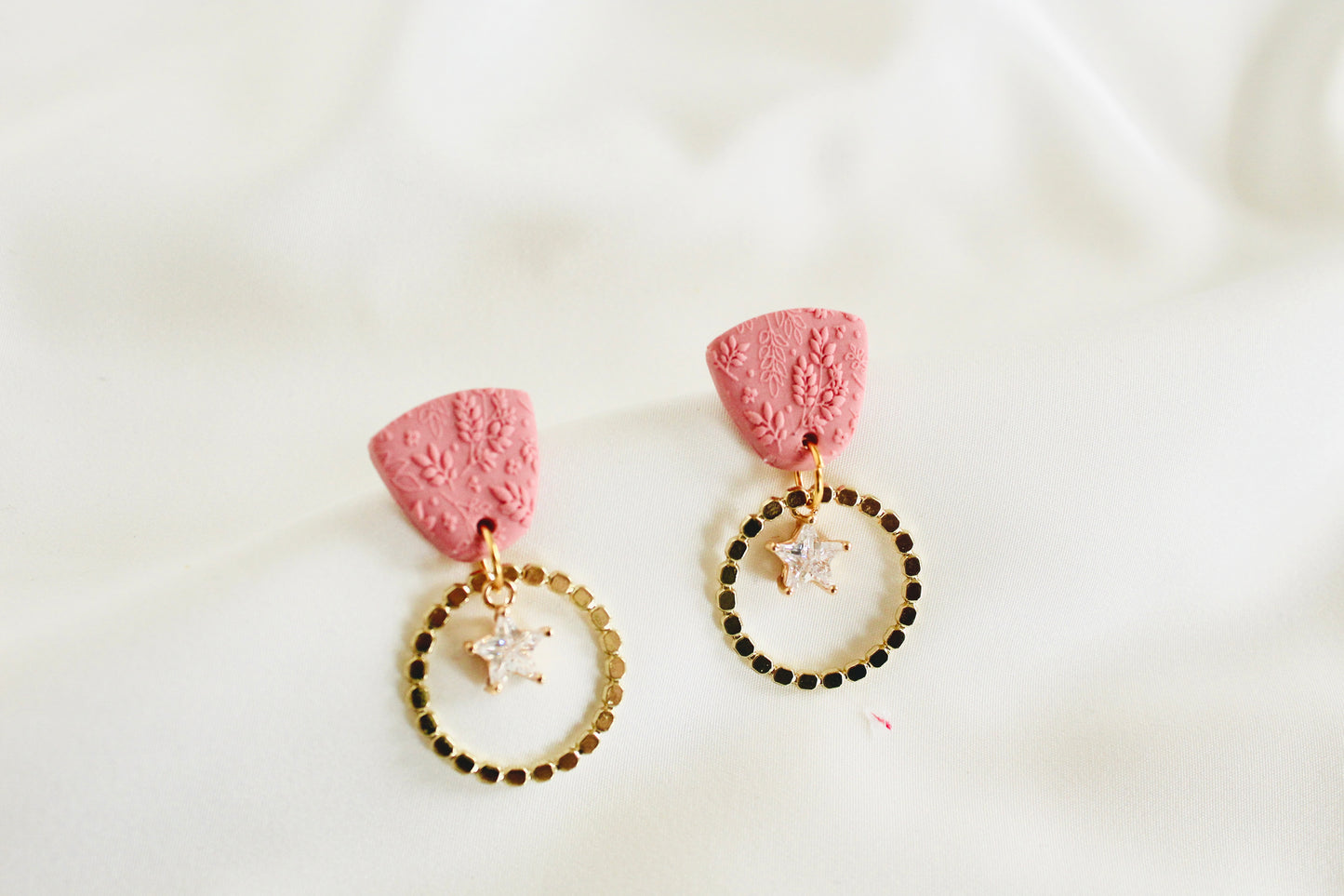 Rapunzel statement earrings