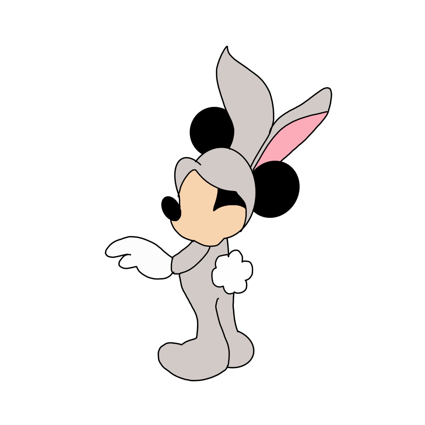 Mouse bunny costume cutter mbcc25