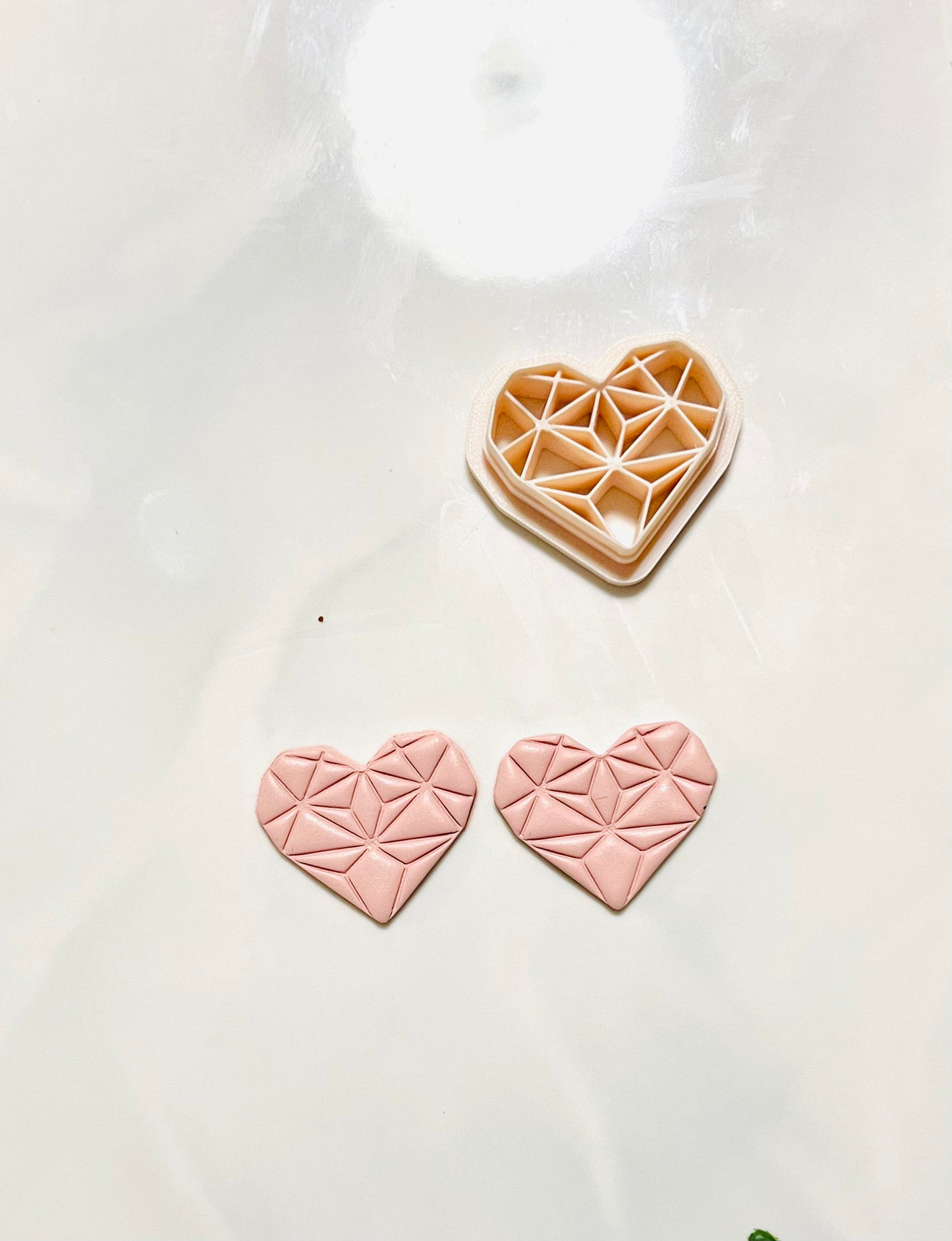 Diamond cut heart