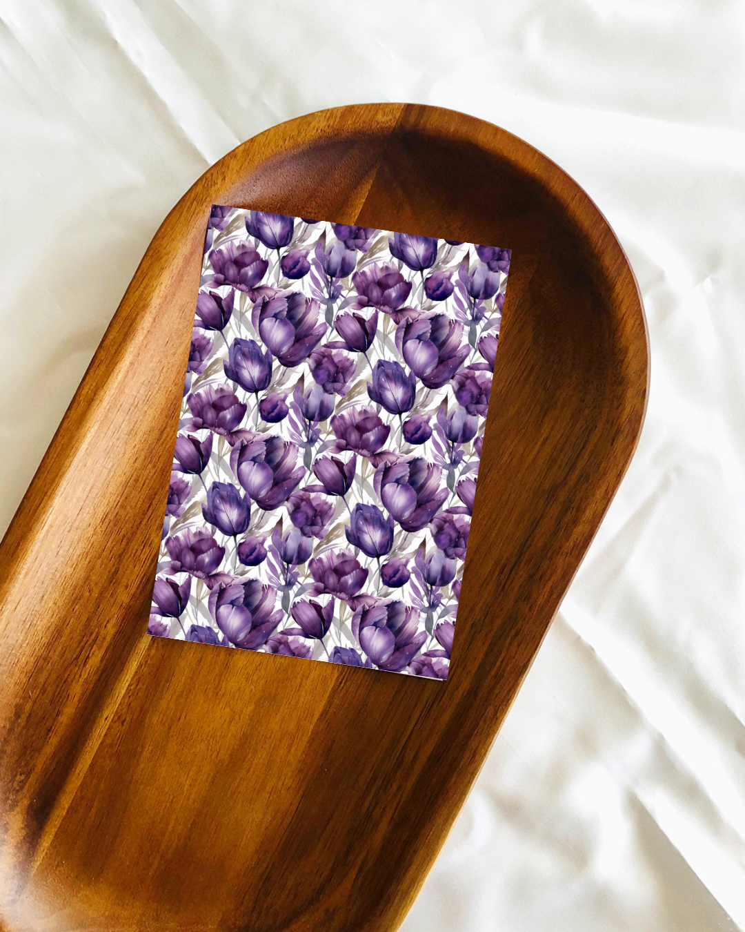 Purple tulip transfer sheets