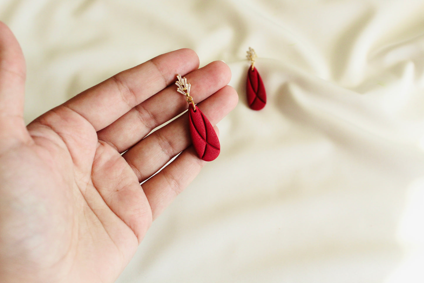 Denna ~ elegant statement earrings