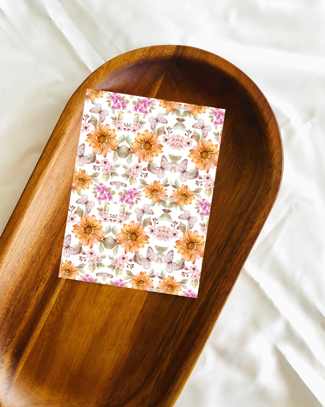 Floral dark theme transfer sheets
