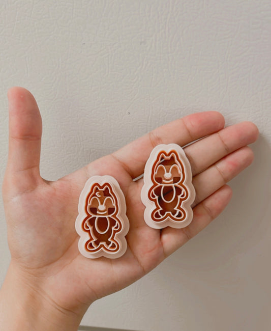 Chipmunks border gingerbread cutter