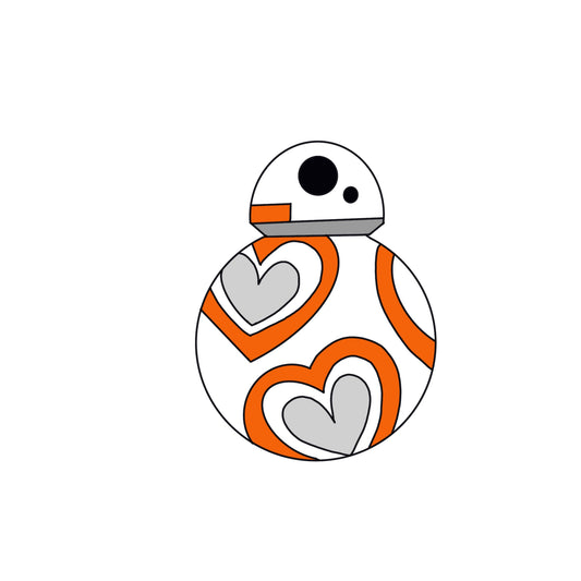 Orange droid valentine cutter no3