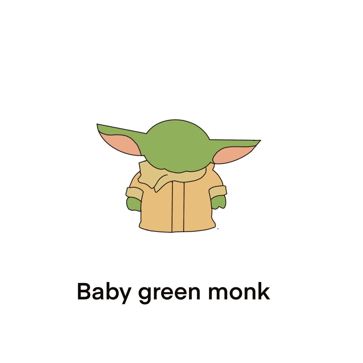 Baby green monk (Copy)