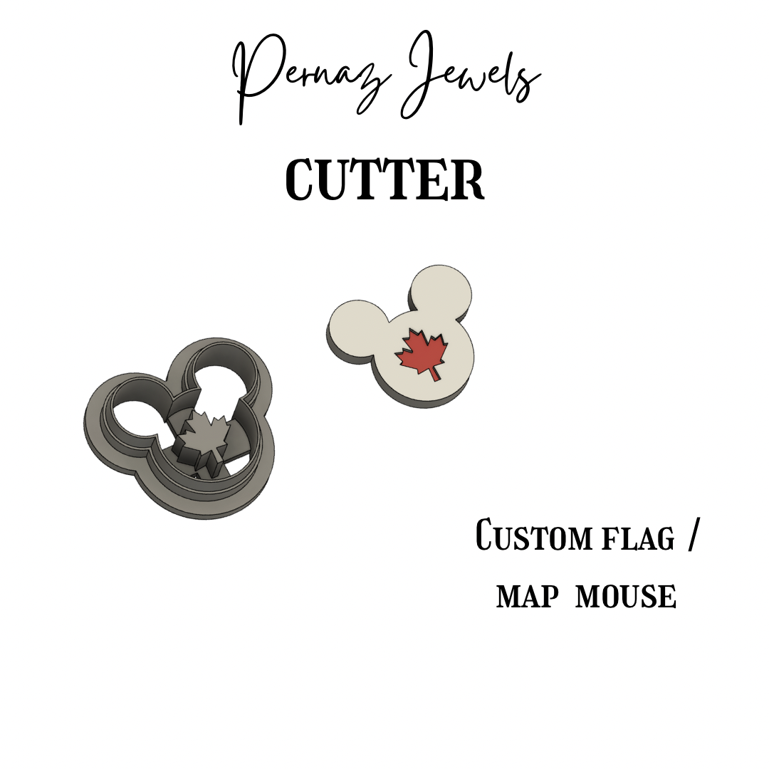 Custom flag and map mouse cutter