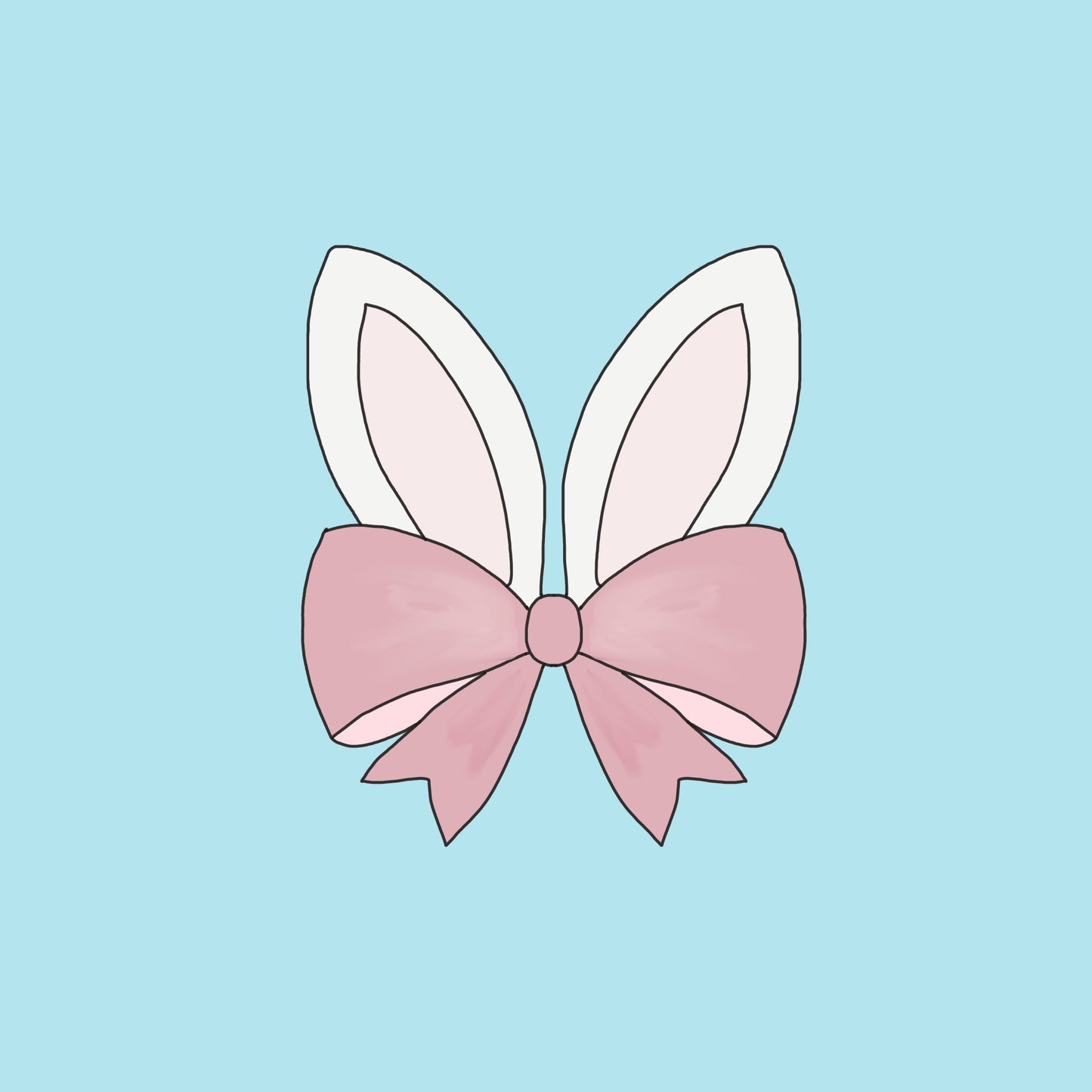 Easter bunny bow cutter