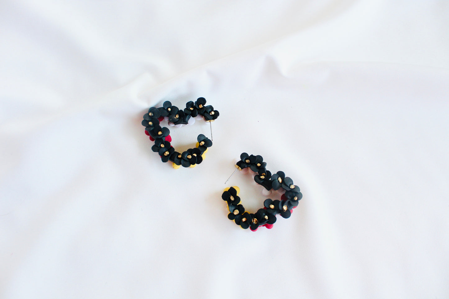 Mouse hoop earrings