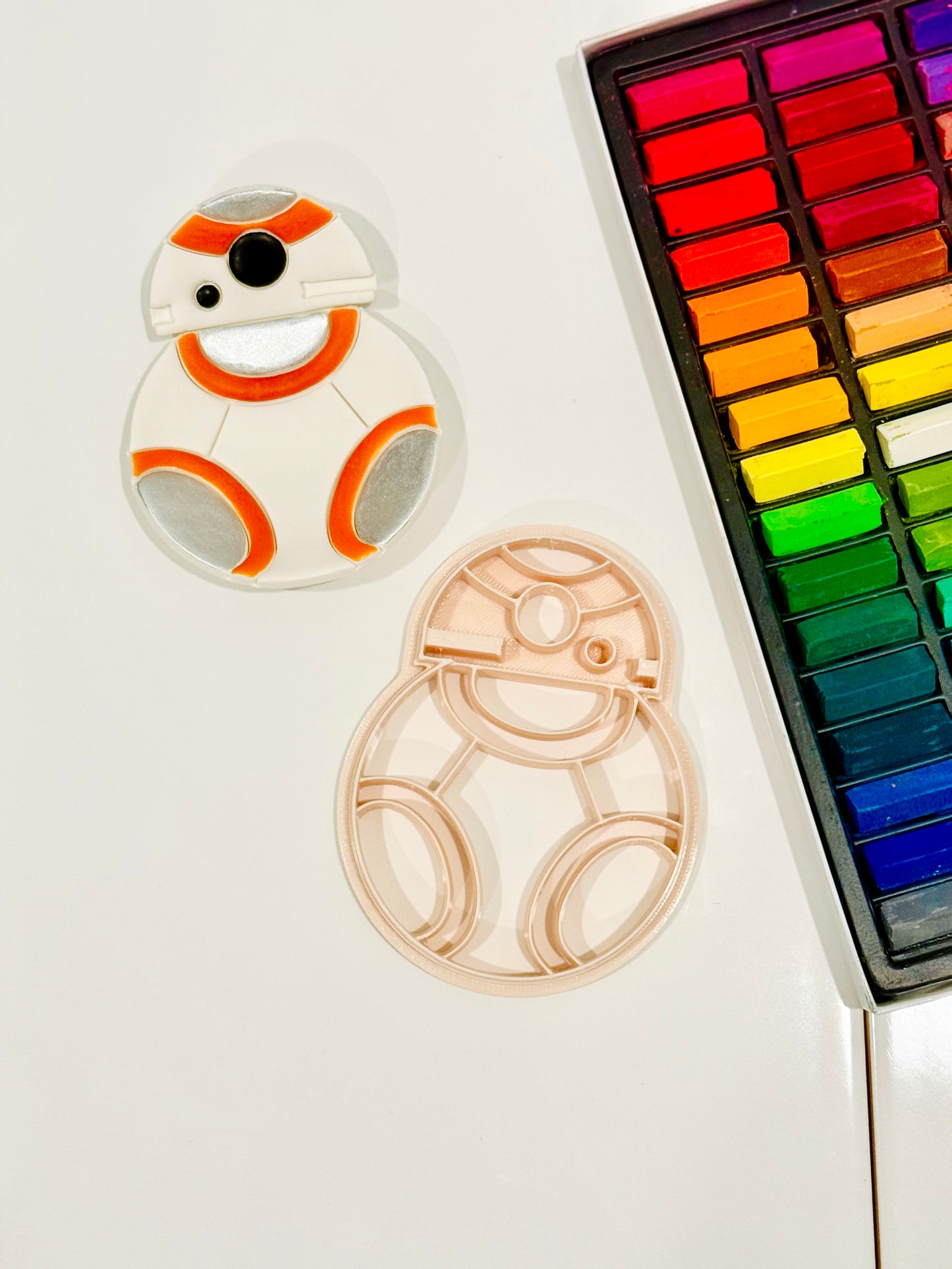 Orange droid trinket dish