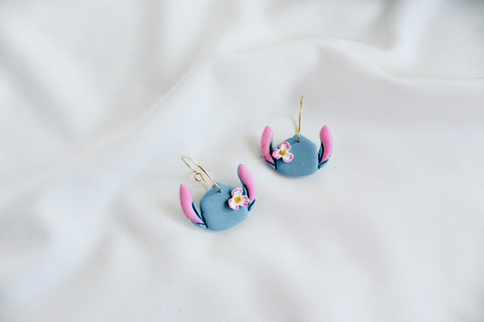 Cute alien earrings