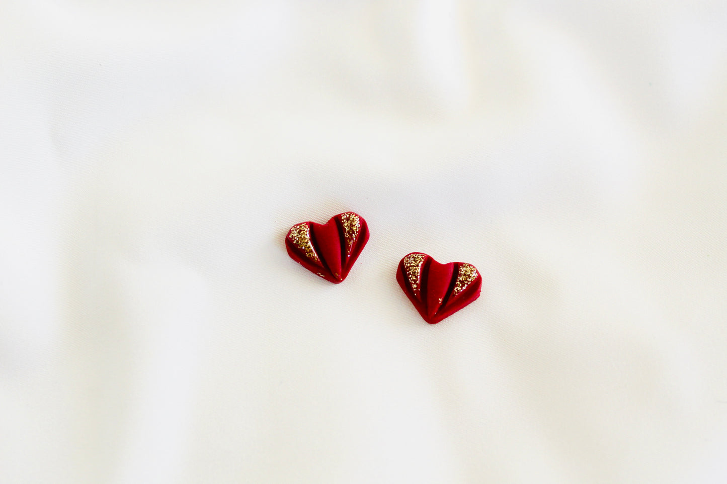 valentine stud earrings | heart stud | lovebook | double heart | cherry stud | puffy heart stud