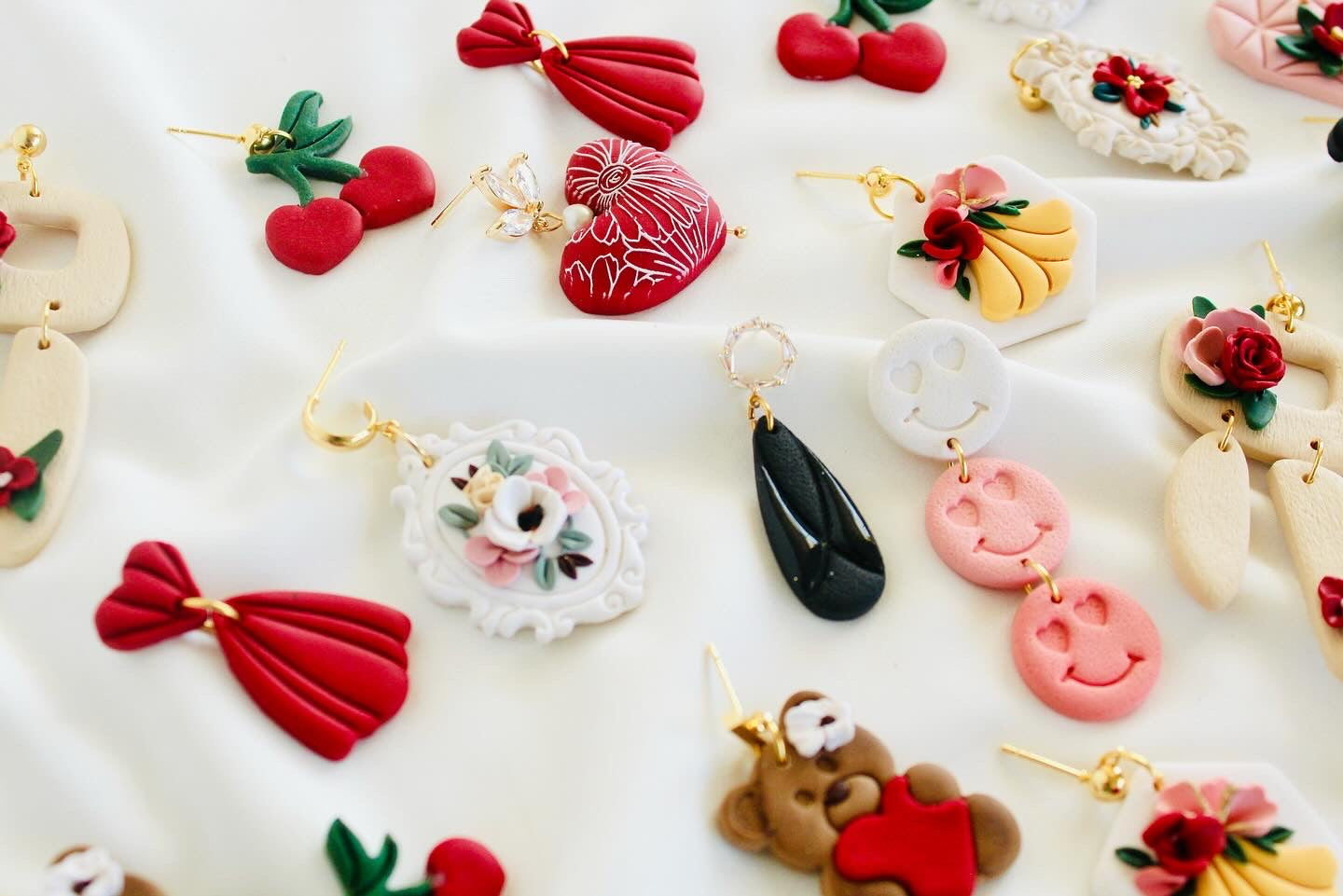 valentine cherry earrings #103ch