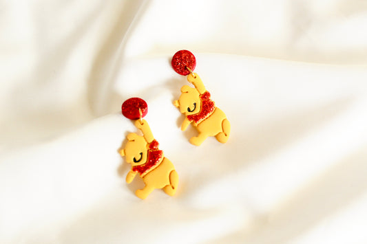 Pooh earrings