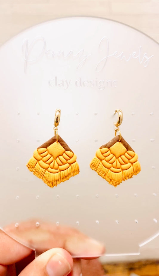 Bella Macrame earrings