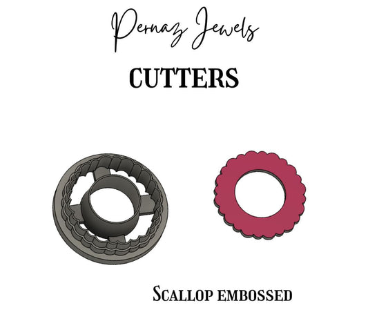 scallop embossed cutter