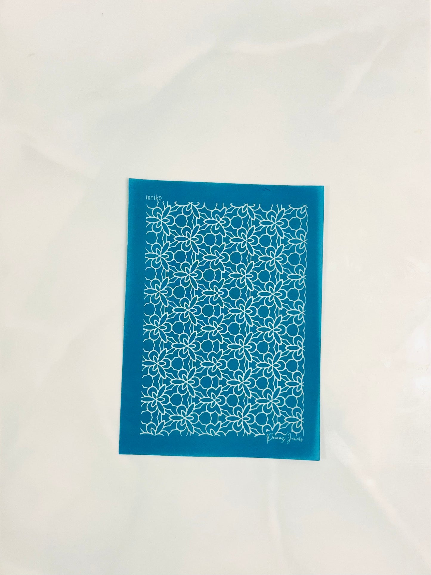 Art deco tile pattern silkscreen #aps107
