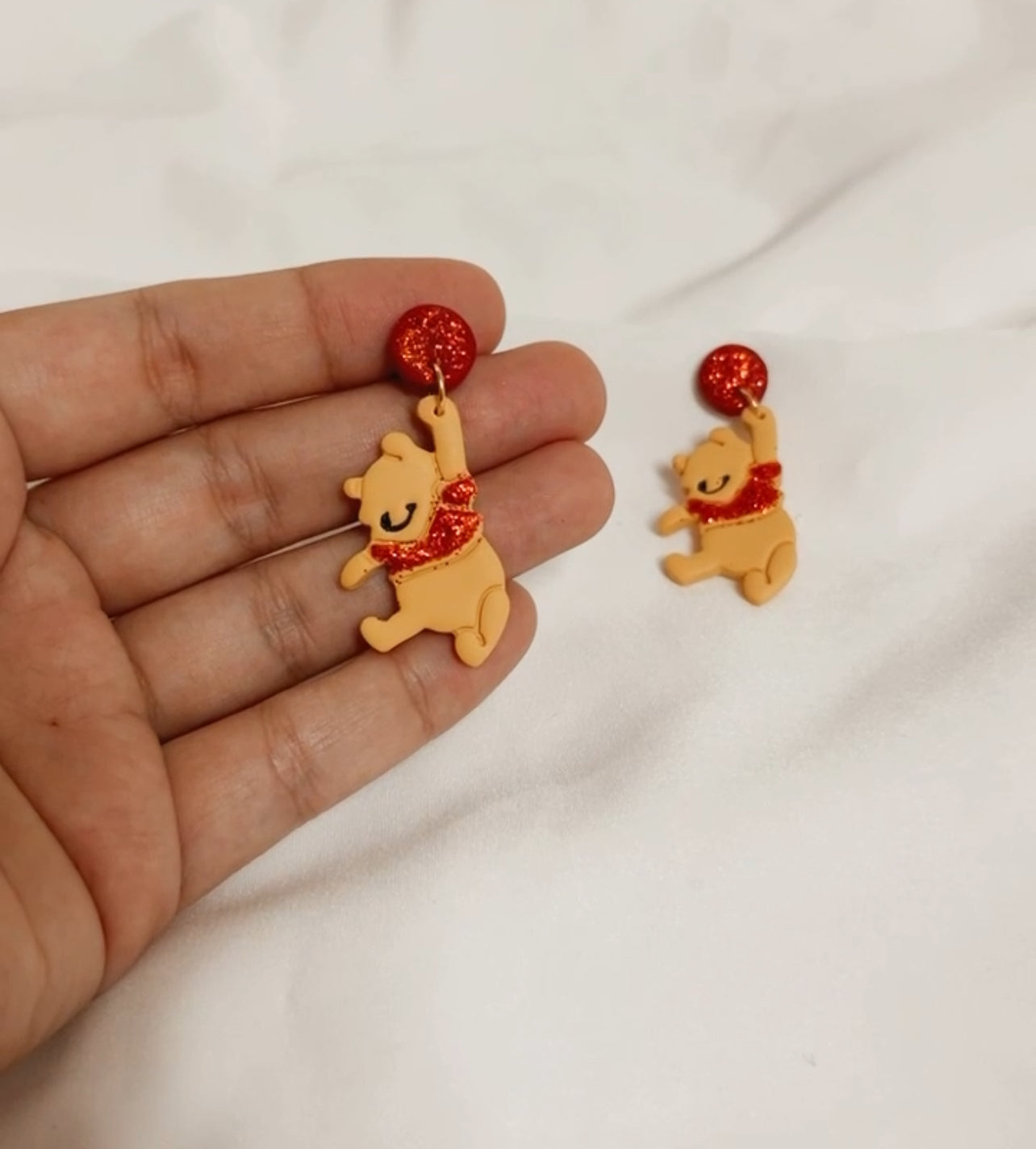 Pooh earrings