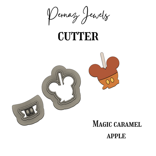 Mouse caramel apple cutter set