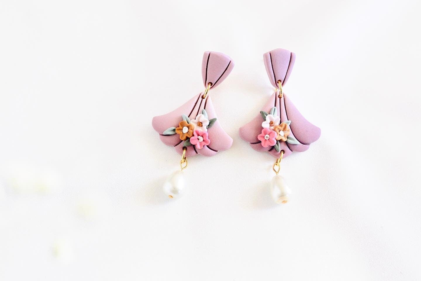 Beautiful Earrings Bridal Crystal Moti Hoop Bali Kundan Earrings For Girl's  ( Pink)
