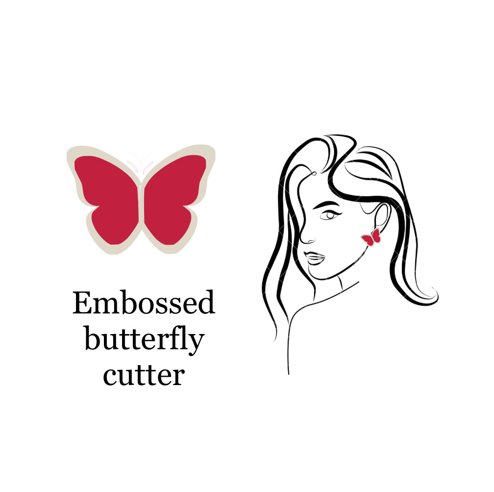 Embossed butterfly cutter #eb2023